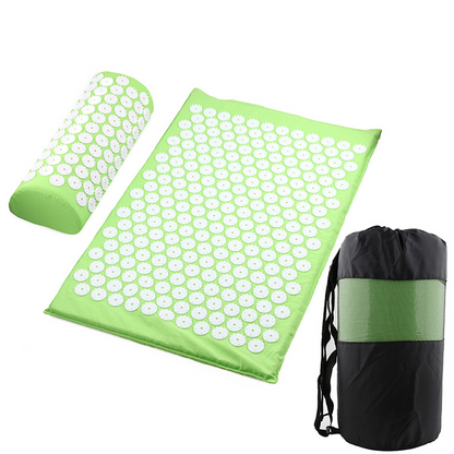 Acupressure Yoga Mat & Massage Cushion Set