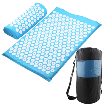 Acupressure Yoga Mat & Massage Cushion Set