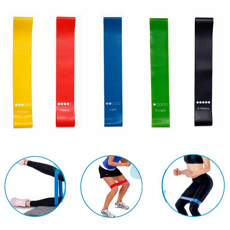 Yoga Resistance Bands – Elastic Fitness Set