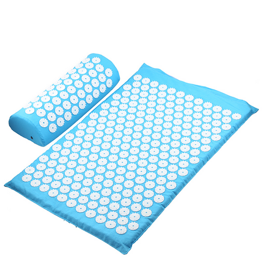 Acupressure Yoga Mat & Massage Cushion Set