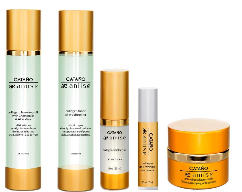 Aniise Collagen Anti-Aging System – 5-Piece Skincare Set