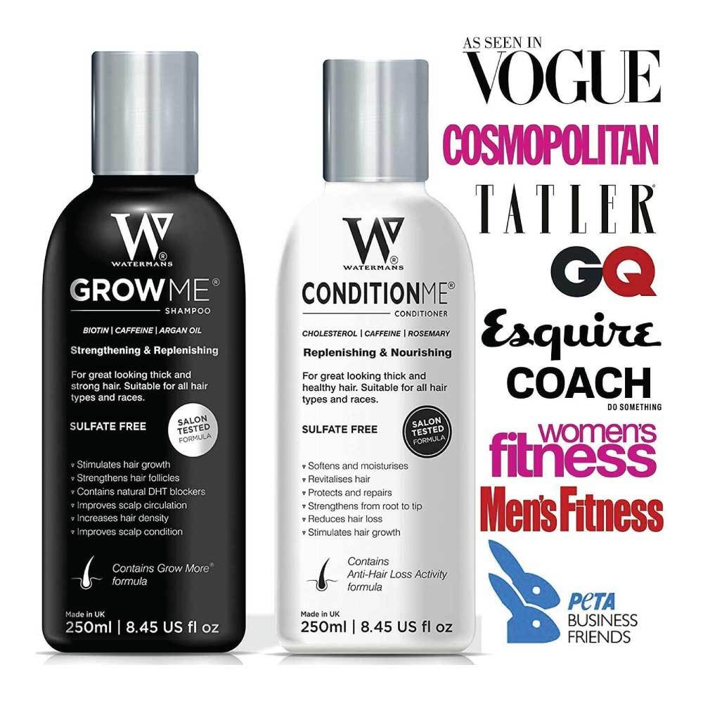 Watermans Grow Me Shampoo & Condition Me Conditioner – Hair Growth Pack