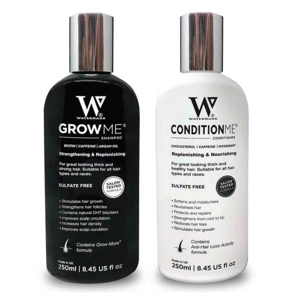 Watermans Grow Me Shampoo & Condition Me Conditioner – Hair Growth Pack
