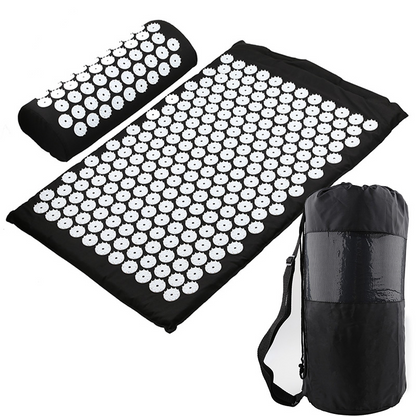 Acupressure Yoga Mat & Massage Cushion Set