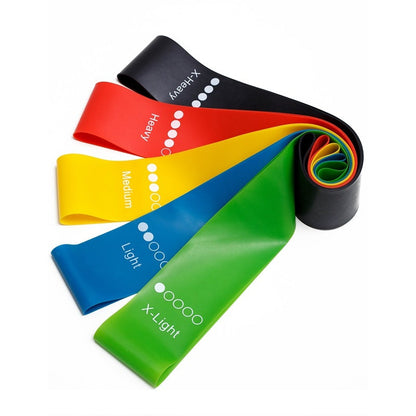 Yoga Resistance Bands – Elastic Fitness Set