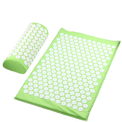 Acupressure Yoga Mat & Massage Cushion Set